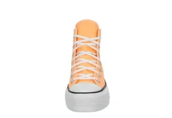 Converse Womens Chuck Taylor All Star High Top Platform Sneaker - Orange -Women Shoes Store US 01 401714 02
