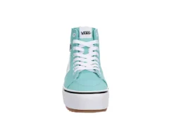 Vans Womens Filmore High Top Tapered Platform Sneaker - Aqua -Women Shoes Store US 01 401766 02