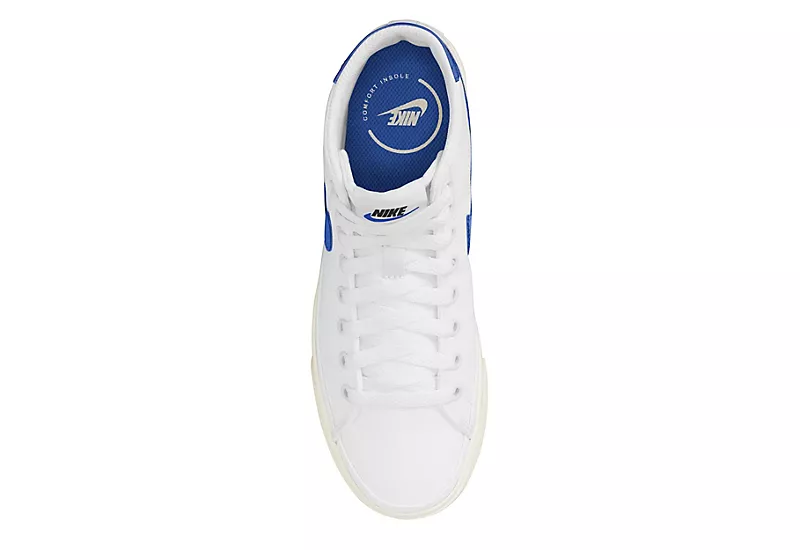 Nike Womens Court Legacy Mid Sneaker - White 4 Nike Womens Court Legacy Mid Sneaker - White - Image 4