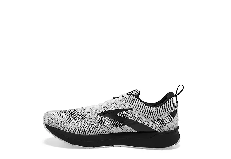 Brooks Womens Revel 5 Running Shoe - White 3 Brooks Womens Revel 5 Running Shoe - White - Image 3