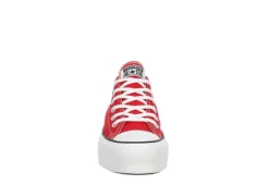 Converse Womens Chuck Taylor All Star Low Top Lift Sneaker - Red -Women Shoes Store US 01 401831 02