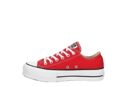 Converse Womens Chuck Taylor All Star Low Top Lift Sneaker - Red -Women Shoes Store US 01 401831 03