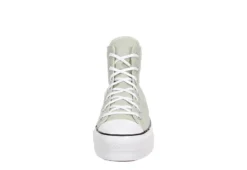 Converse Womens Chuck Taylor All Star High Top Platform Sneaker - Pale Green 9 Converse Womens Chuck Taylor All Star High Top Platform Sneaker - Pale Green -Women Shoes Store US 01 401834 02