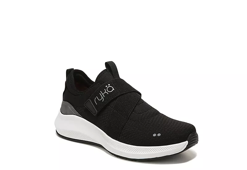 Ryka Womens Fame Slip On Sneaker - Black 1 Ryka Womens Fame Slip On Sneaker - Black