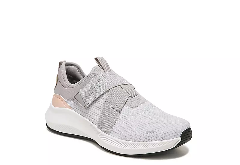 Ryka Womens Fame Slip On Sneaker - Grey 1 Ryka Womens Fame Slip On Sneaker - Grey