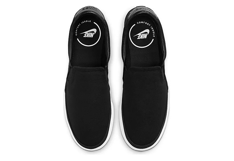 Nike Womens Court Legacy Slip On Sneaker - Black 5 Nike Womens Court Legacy Slip On Sneaker - Black - Image 5