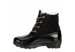 Sperry Girls Port Boot Rain Boot - Black -Women Shoes Store US 01 701397 03