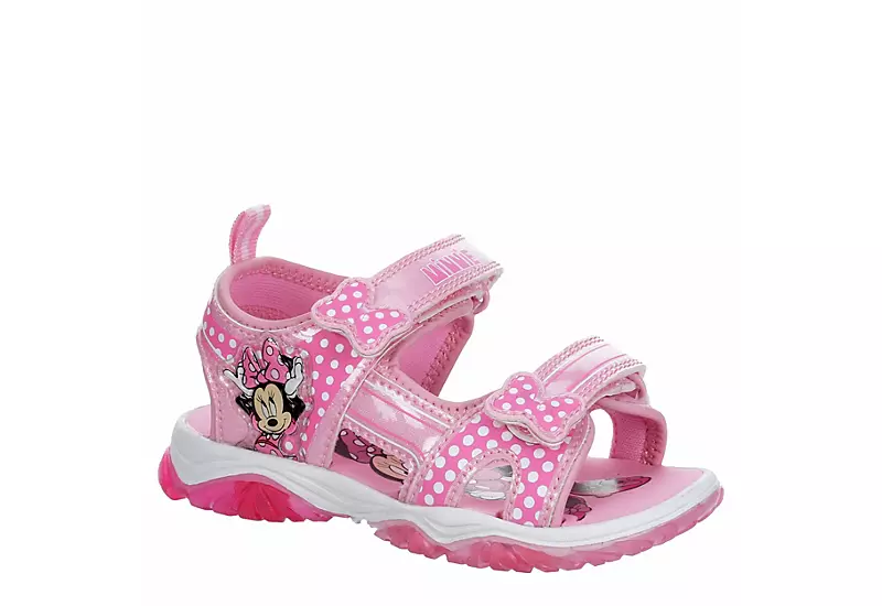 Disney Girls Infant Minnie Mouse Light Up Sandal - Pink 1 Disney Girls Infant Minnie Mouse Light Up Sandal - Pink