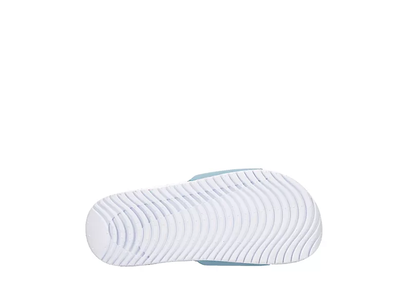 Nike Girls Kawa Slide Sandal - Blue 7 Nike Girls Kawa Slide Sandal - Blue - Image 7