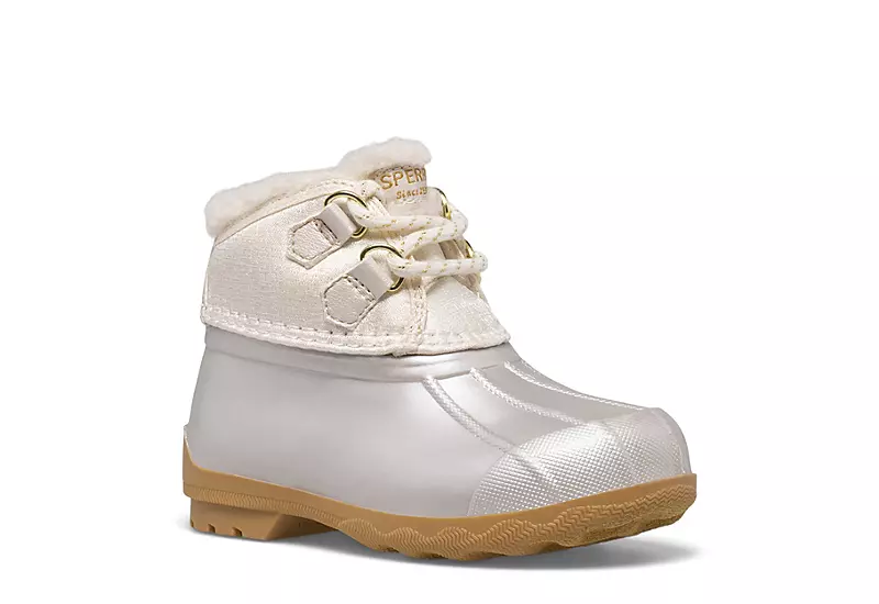 Sperry Girls Infant Port Alpine Rain Boot - White 1 Sperry Girls Infant Port Alpine Rain Boot - White
