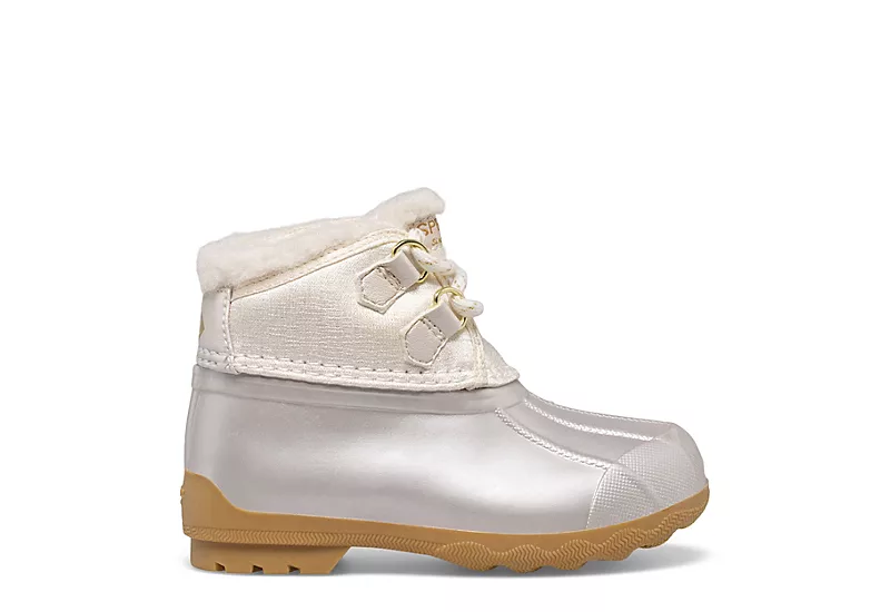Sperry Girls Infant Port Alpine Rain Boot - White 2 Sperry Girls Infant Port Alpine Rain Boot - White - Image 2