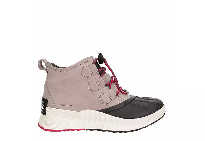 Sorel Girls Out And About Classic Lace-up Boot - Purple 2 Sorel Girls Out And About Classic Lace-up Boot - Purple - Image 2