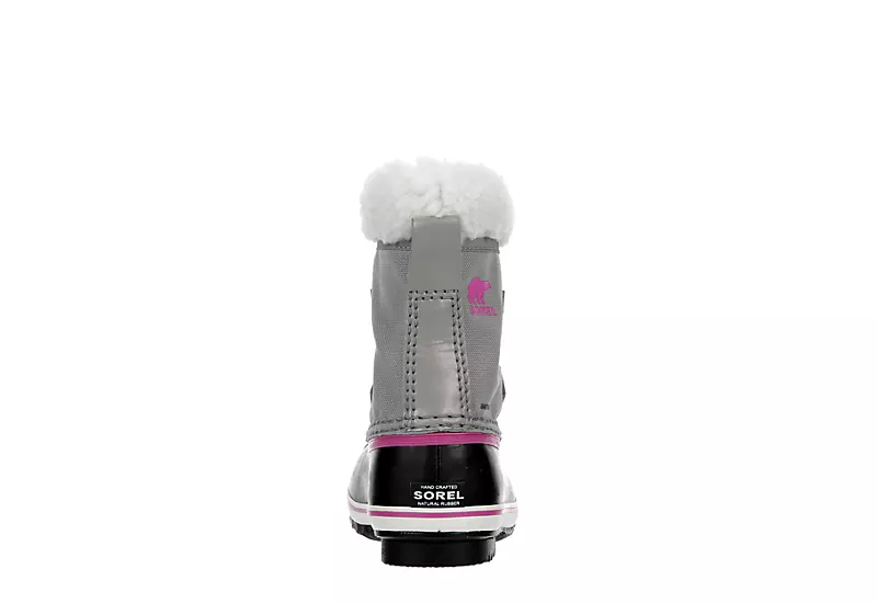 Sorel Girls Infant Pac Nylon Wp Snow Boot - Grey 5 Sorel Girls Infant Pac Nylon Wp Snow Boot - Grey - Image 5