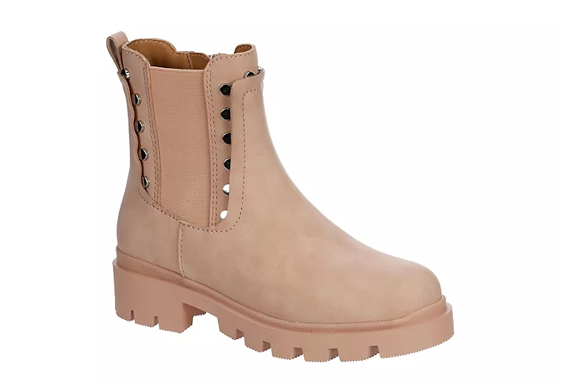 Dv By Dolce Vita Girls Dazzle Chelsea Boot - Blush 1 Dv By Dolce Vita Girls Dazzle Chelsea Boot - Blush