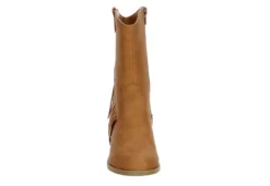 Dv By Dolce Vita Girls Lillyth Western Boot - Tan -Women Shoes Store US 01 702429 02