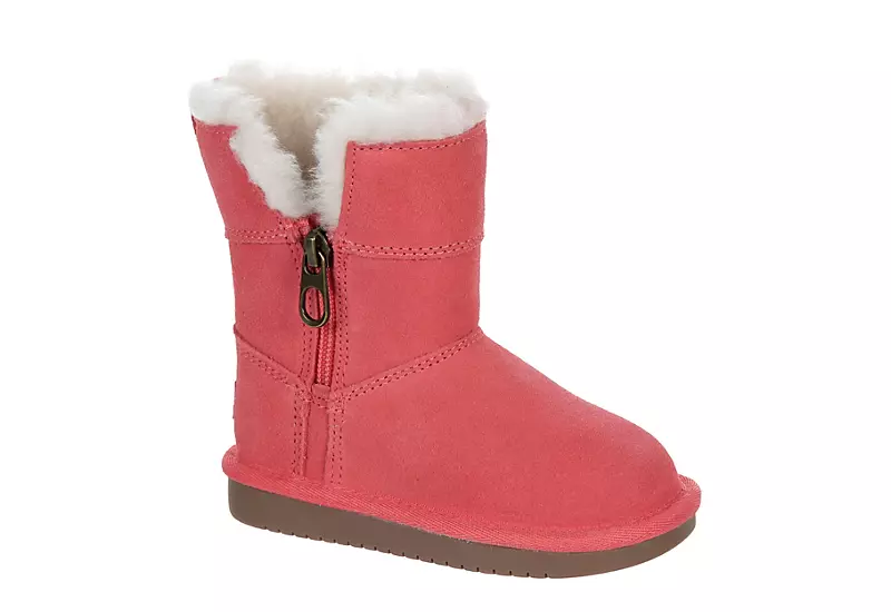 Koolaburra By Ugg Girls Infant Aribel Short Fur Boot - Pink 1 Koolaburra By Ugg Girls Infant Aribel Short Fur Boot - Pink