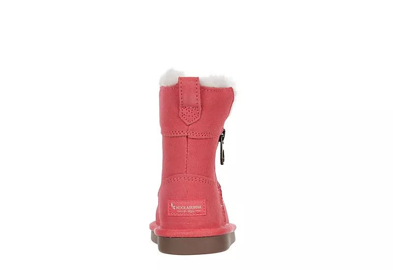 Koolaburra By Ugg Girls Infant Aribel Short Fur Boot - Pink 5 Koolaburra By Ugg Girls Infant Aribel Short Fur Boot - Pink - Image 5