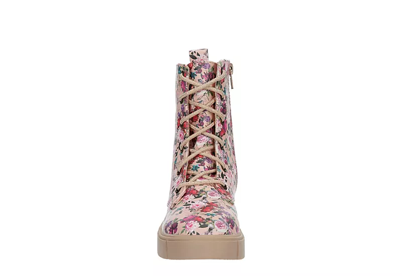 Blowfish Girls Playground-k Lace-up Boot - Floral 3 Blowfish Girls Playground-k Lace-up Boot - Floral - Image 3