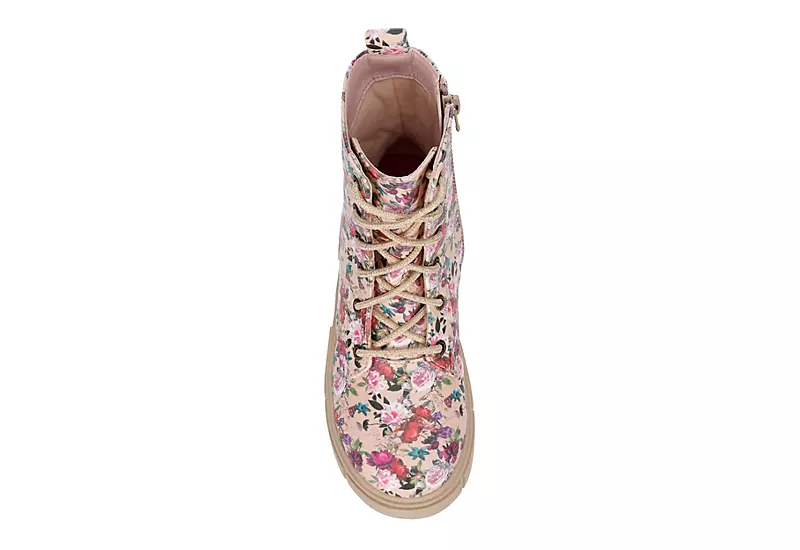 Blowfish Girls Playground-k Lace-up Boot - Floral 6 Blowfish Girls Playground-k Lace-up Boot - Floral - Image 6