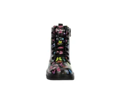 Skechers Girls Gravlen Combat Boot - Black 9 Skechers Girls Gravlen Combat Boot - Black -Women Shoes Store US 01 702463 02