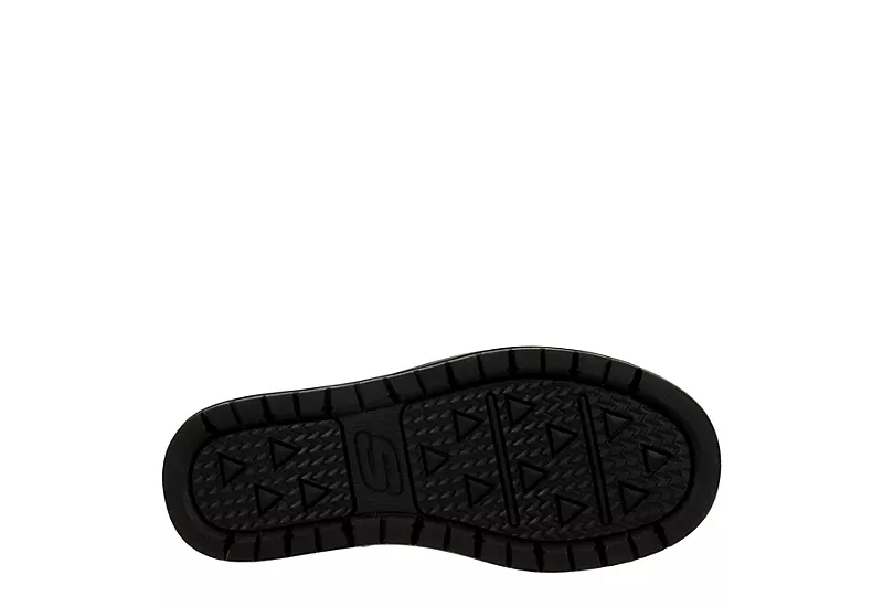 Skechers Girls Gravlen Combat Boot - Black 7 Skechers Girls Gravlen Combat Boot - Black - Image 7