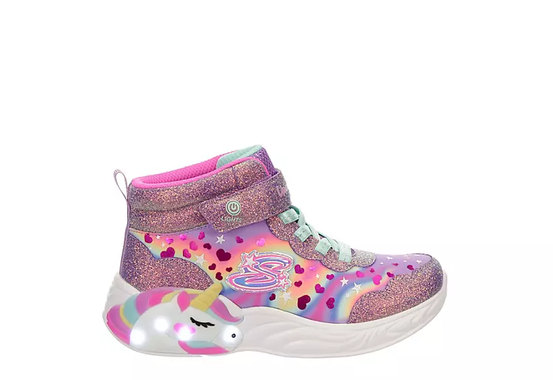 Skechers Girls Unicorn Dreams Snow Boot - Pink 2 Skechers Girls Unicorn Dreams Snow Boot - Pink - Image 2