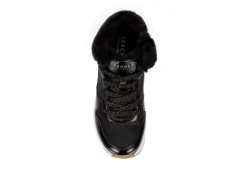 Skechers Girls Uno Cozy On Air Sneaker - Black -Women Shoes Store US 01 702467 05