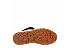 Skechers Girls Uno Cozy On Air Sneaker - Black -Women Shoes Store US 01 702467 06