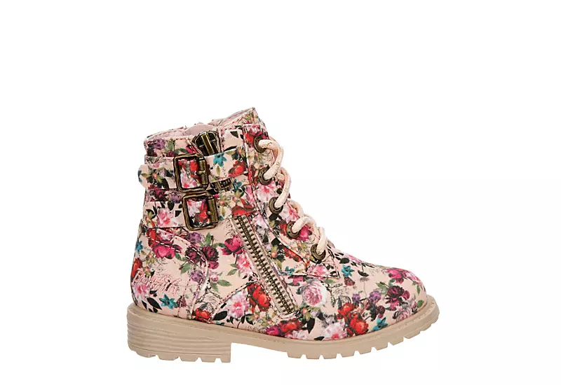 Blowfish Girls Infant Rya-t Lace-up Boot - Floral 2 Blowfish Girls Infant Rya-t Lace-up Boot - Floral - Image 2