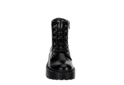 Madden Girl Girls Jrozzie Combat Boot - Black 9 Madden Girl Girls Jrozzie Combat Boot - Black -Women Shoes Store US 01 702524 02
