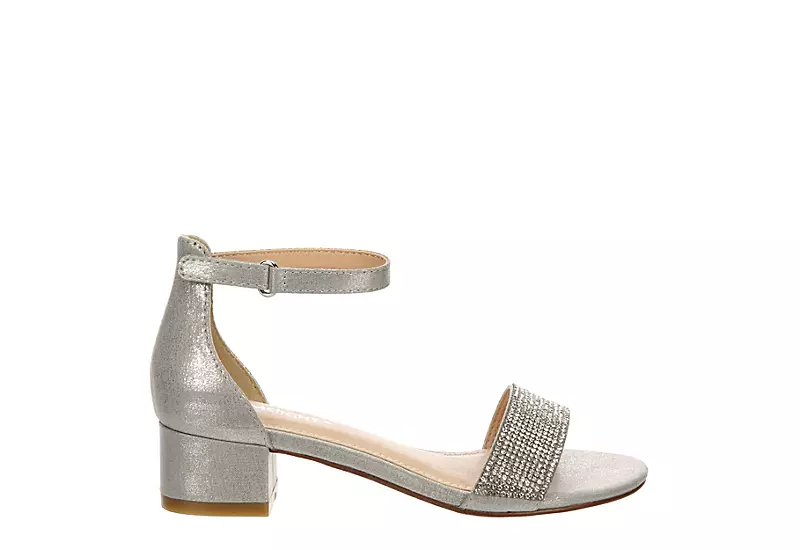 Limelight Girls Jewel Dress Sandal - Silver 2 Limelight Girls Jewel Dress Sandal - Silver - Image 2