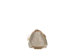 Cupcake Couture Girls Infant Bowtiful Flat - Gold -Women Shoes Store US 01 702536 04