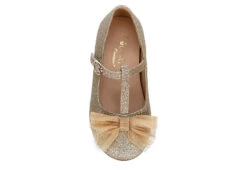 Cupcake Couture Girls Infant Bowtiful Flat - Gold -Women Shoes Store US 01 702536 05