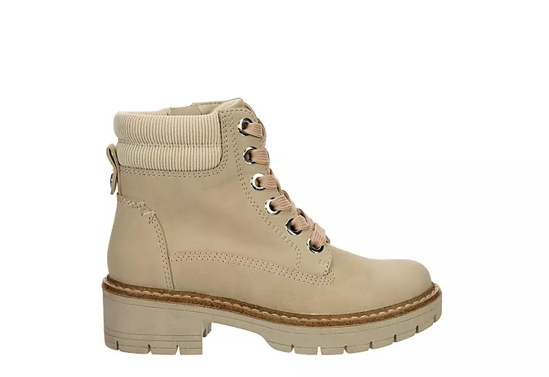 Cupcake Couture Girls Lexi Lace-up Boot - Beige 2 Cupcake Couture Girls Lexi Lace-up Boot - Beige - Image 2