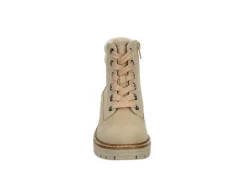 Cupcake Couture Girls Lexi Lace-up Boot - Beige 9 Cupcake Couture Girls Lexi Lace-up Boot - Beige -Women Shoes Store US 01 702557 02