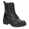 Cupcake Couture Girls Roxanne Combat Boot - Black