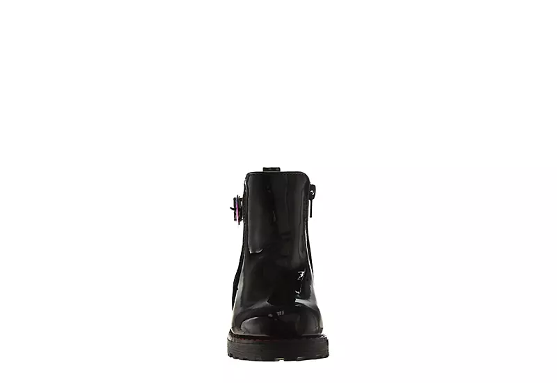 Badgley Mischka Girls Infant Prissy Chelsea Boot - Black 3 Badgley Mischka Girls Infant Prissy Chelsea Boot - Black - Image 3