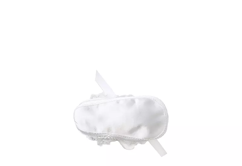 Baby Deer Girls Infant Paislee Dress Flat - White 6 Baby Deer Girls Infant Paislee Dress Flat - White - Image 6