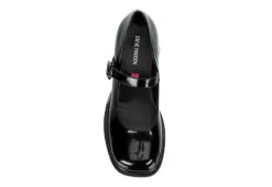 Steve Madden Girls Jkitty Mary Jane Dress Shoe - Black -Women Shoes Store US 01 702605 05