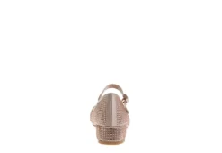 Badgley Mischka Girls Glitterful Dress Shoe - Rose Gold -Women Shoes Store US 01 702611 04
