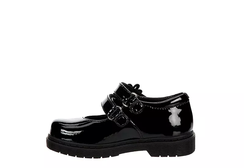 Rachel Shoes Girls Infant Lil Rue Dress Shoe - Black 4 Rachel Shoes Girls Infant Lil Rue Dress Shoe - Black - Image 4