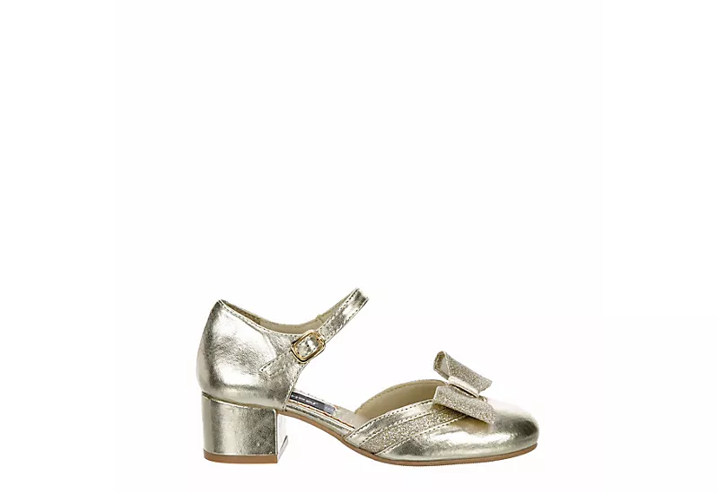 Rachel Shoes Girls Valeria Dress Heel - Gold 2 Rachel Shoes Girls Valeria Dress Heel - Gold - Image 2