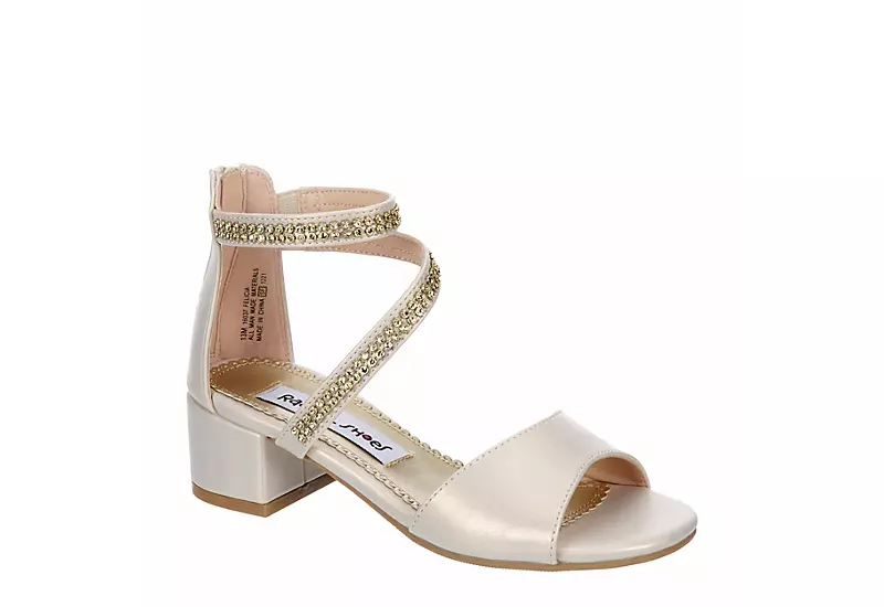 Rachel Shoes Girls Felicia Dress Heel - Beige 1 Rachel Shoes Girls Felicia Dress Heel - Beige