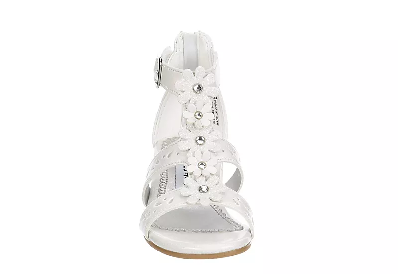 Rachel Shoes Girls Infant Lil Carlee Dress Heel - White 3 Rachel Shoes Girls Infant Lil Carlee Dress Heel - White - Image 3