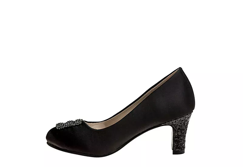 Badgley Mischka Girls O-bm89861nblk Dress Pump - Black 4 Badgley Mischka Girls O-bm89861nblk Dress Pump - Black - Image 4