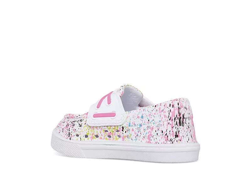 Sperry Girls Infant Bahama Float Boat Slip On Sneaker - White 3 Sperry Girls Infant Bahama Float Boat Slip On Sneaker - White - Image 3
