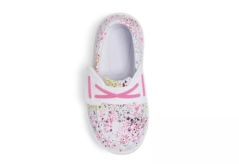Sperry Girls Infant Bahama Float Boat Slip On Sneaker - White 4 Sperry Girls Infant Bahama Float Boat Slip On Sneaker - White - Image 4