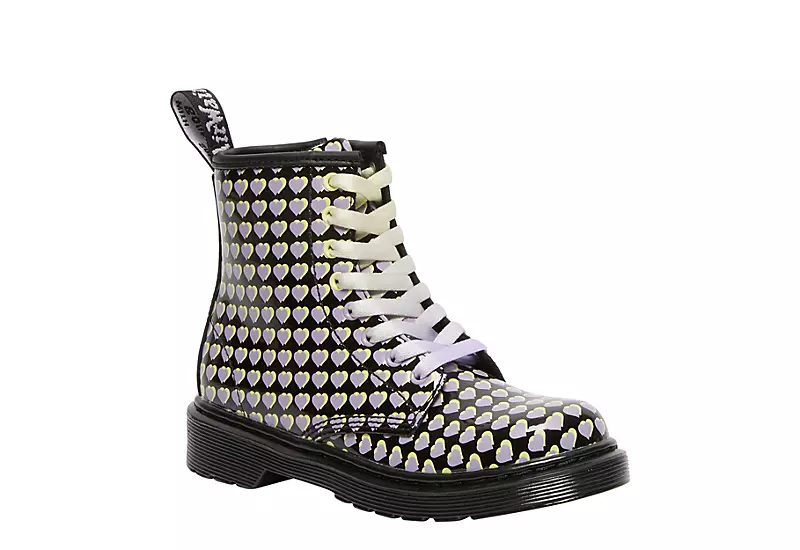 Dr. Martens Dr.martens Girls 1460 Combat Boot - Black 1 Dr. Martens Dr.martens Girls 1460 Combat Boot - Black