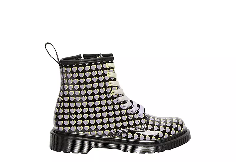 Dr. Martens Dr.martens Girls 1460 Combat Boot - Black 2 Dr. Martens Dr.martens Girls 1460 Combat Boot - Black - Image 2
