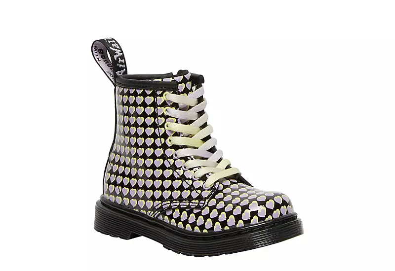Dr. Martens Dr.martens Girls Infant 1460 Combat Boot - Black 1 Dr. Martens Dr.martens Girls Infant 1460 Combat Boot - Black